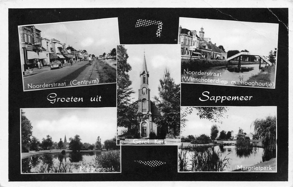 703-366-033 Sappemeer, Verzamelen, Ansichtkaarten | Nederland, Verzenden, Voor 1920, Groningen
