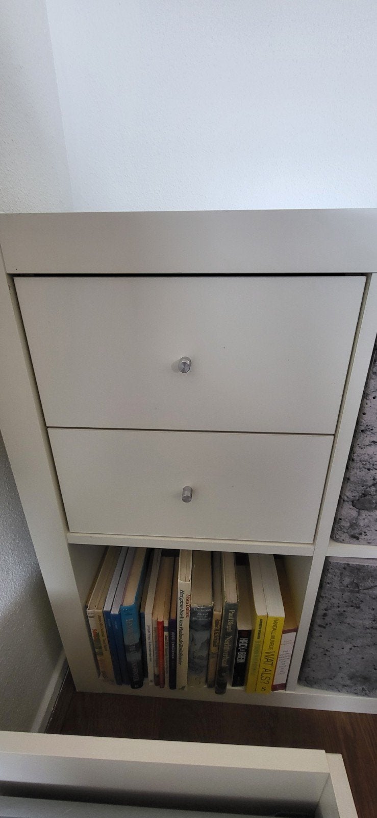 2x wit ladekastje voor ikea kallax kast, Ophalen, 25 tot 50 cm, 50 tot 100 cm, Minder dan 100 cm