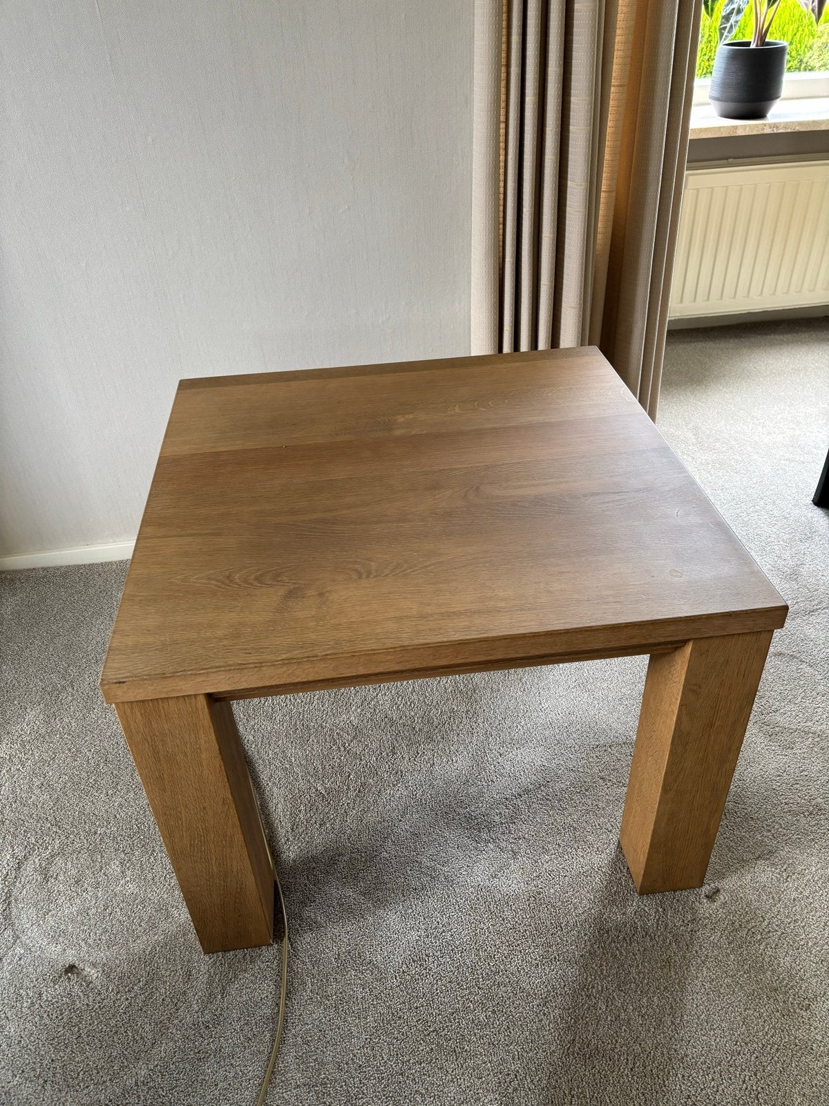 Salon/bijzet tafel, Huis en Inrichting, Ophalen, Gebruikt, 50 tot 100 cm, Eikenhout