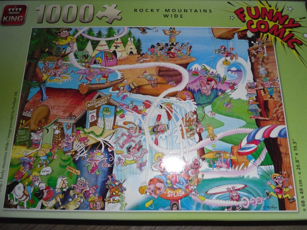 Legpuzzel 1000/500 stukjes 5 stuks, Ophalen, 500 t/m 1500 stukjes, Zo goed als nieuw, Legpuzzel