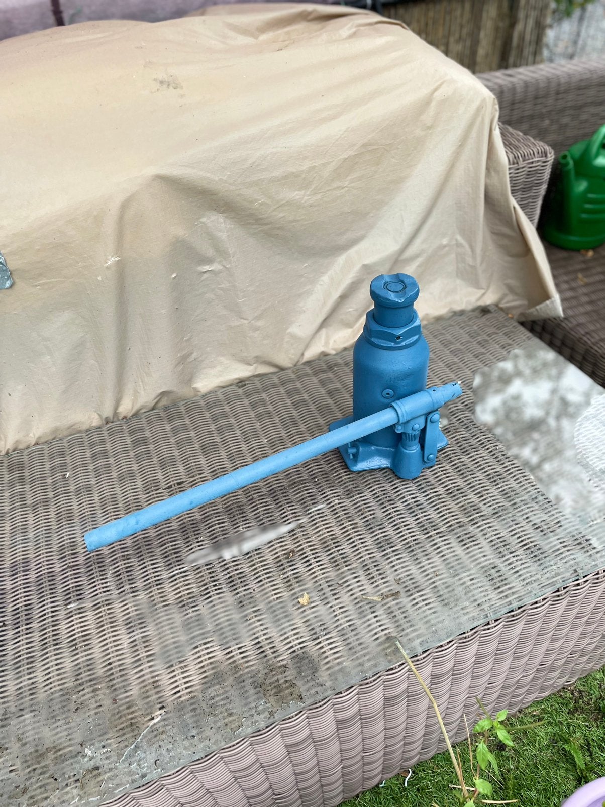 Krik te koop  voor 12,50, Ophalen of Verzenden, Zo goed als nieuw, Hydraulisch, Garagekrik