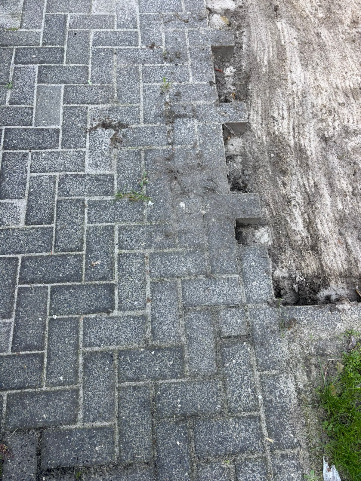 Betonklinkers klinkers tuintegels, Tuin en Terras, Ophalen, Gebruikt, Beton, Klinkers