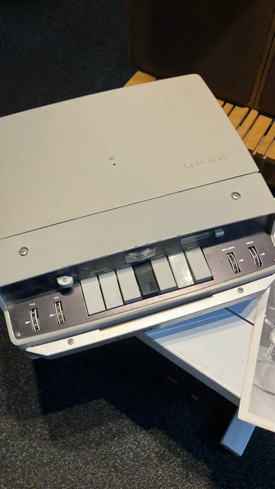UHER bandrecorder, Ophalen, Bandrecorder
