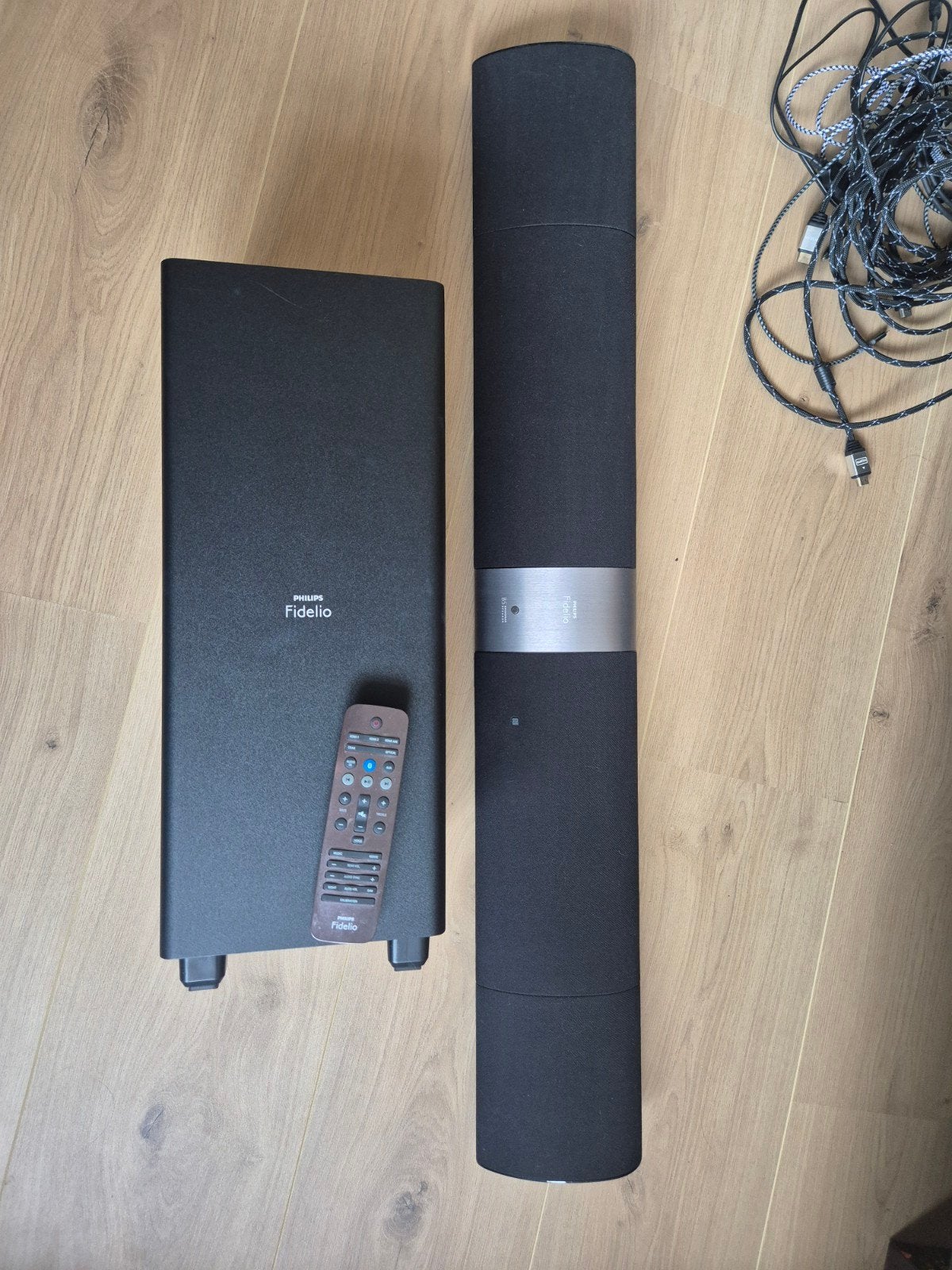 Philips Fidelio soundbar en losse speaker, Ophalen, Soundbar, Philips, Overige spelers