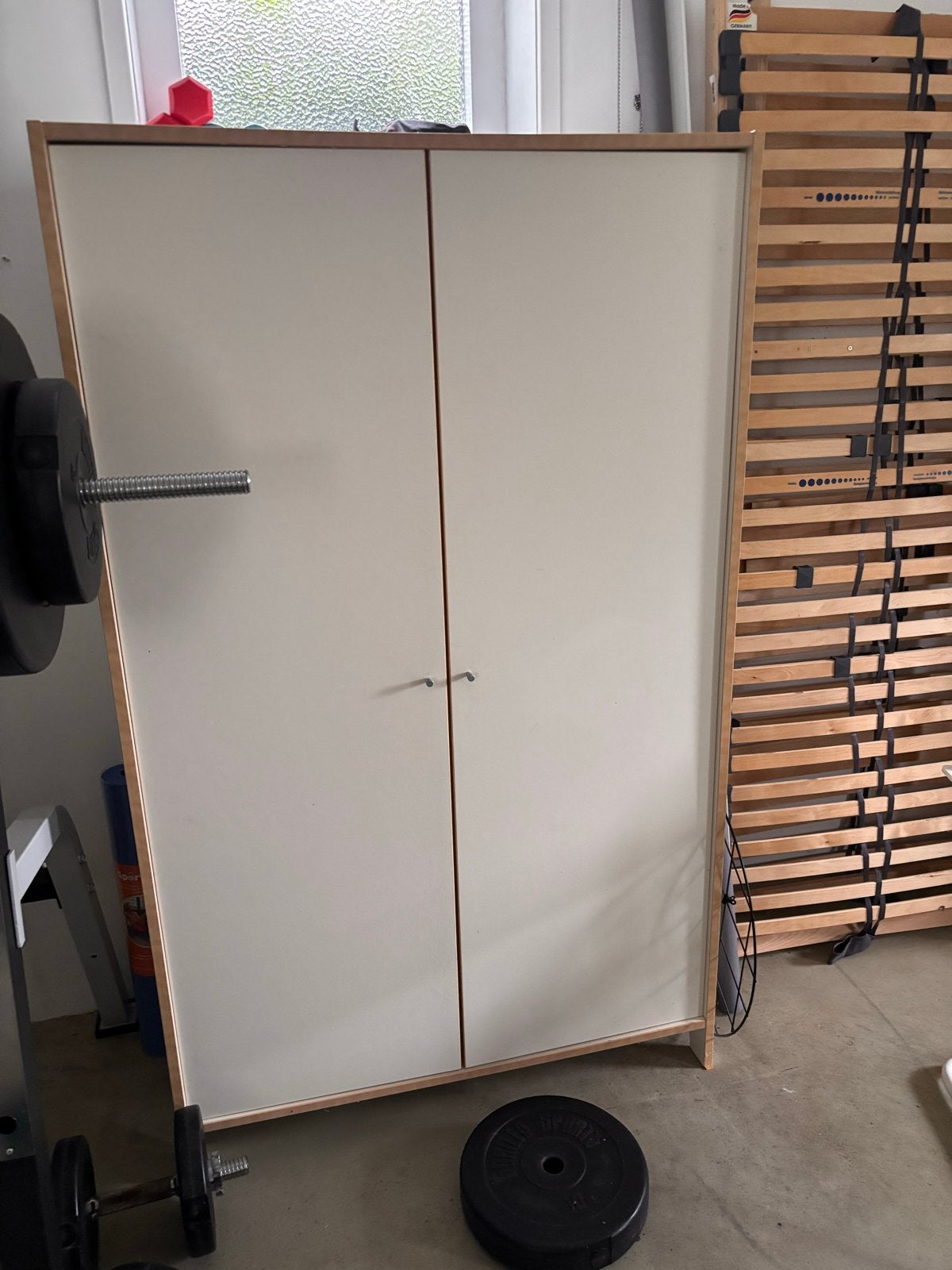 IKEA Robin Kast - Wit/Berken (2 stuks beschikbaar), Ophalen, Gebruikt, 50 tot 100 cm, 150 tot 200 cm