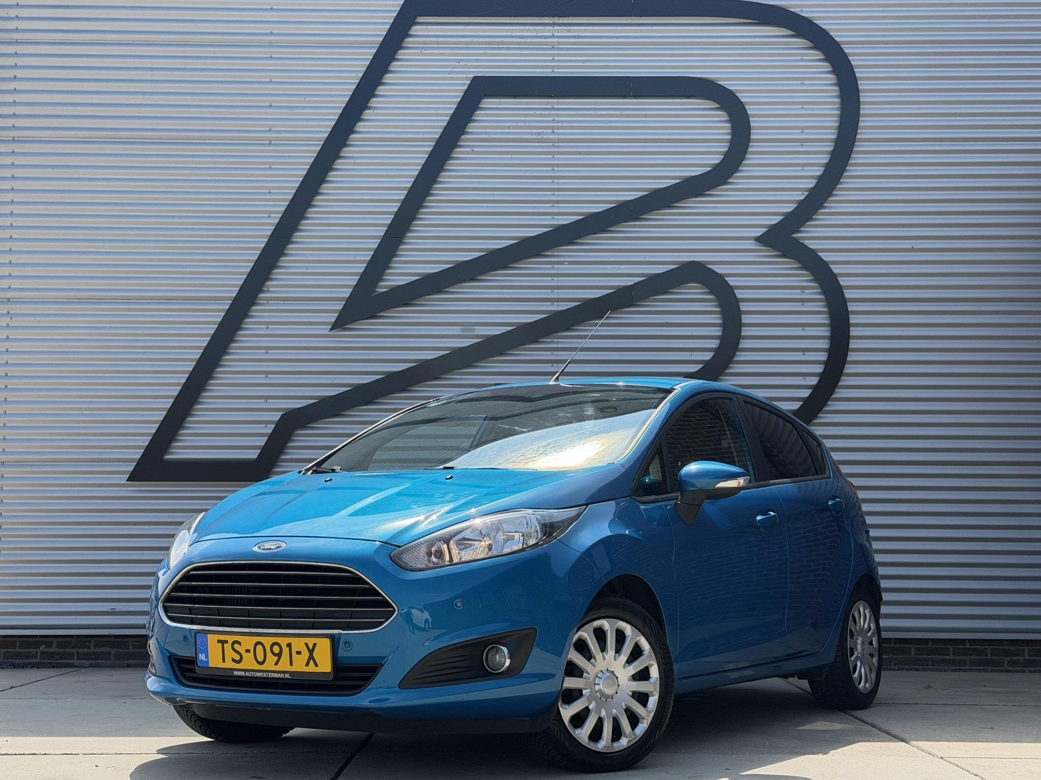 Ford Fiesta 1.0 EcoBoost Hot Hatch Airco|PDC V+A|Trekhaak|5-, Voorwielaandrijving, Euro 6, Blauw, 23 km/l