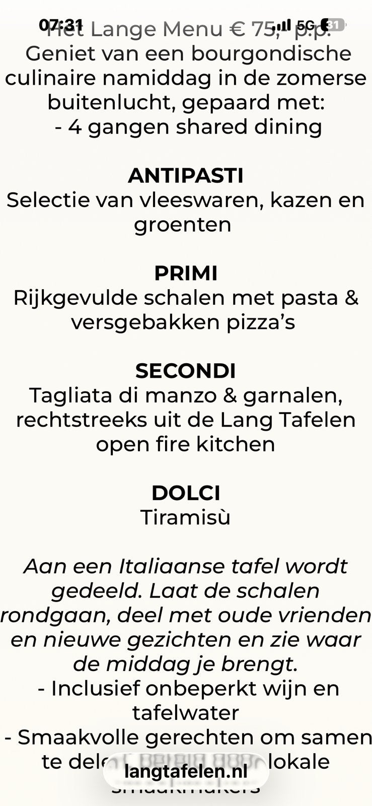 Kaartjes voor lang tafelen breda, Twee personen