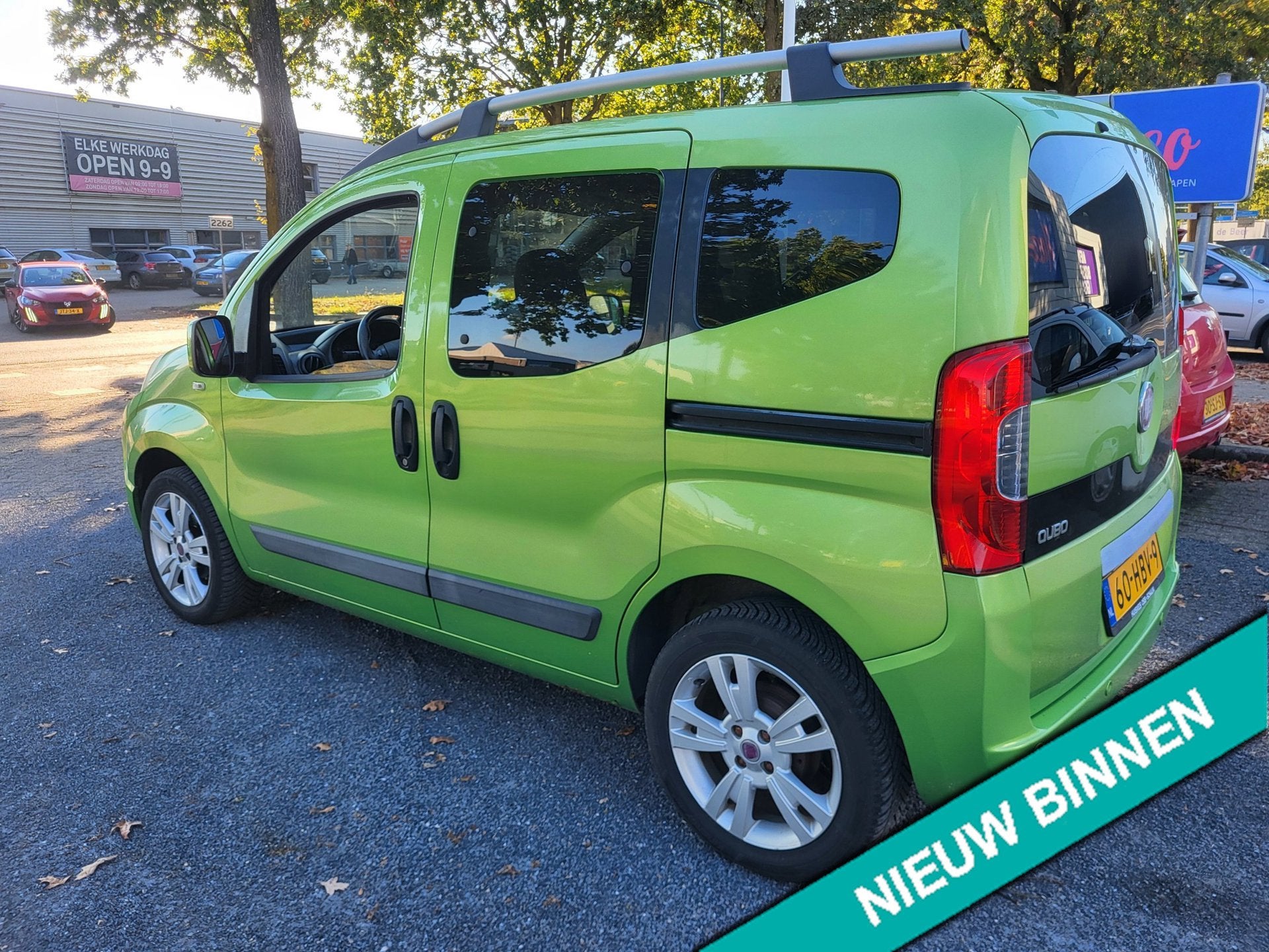 Fiat Qubo 1.4 Dynamic,AIRCO,DISTR.VERVANGEN,NWE APK, Auto's, Voorwielaandrijving, Dealer onderhouden, 4 cilinders, 400 kg