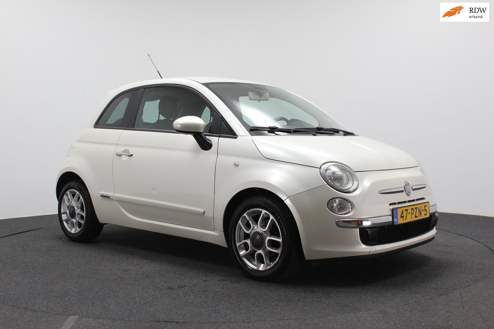 Fiat 500 0.9 TwinAir Sport | Airco | Parelmoer wit | Sportve, Auto's, Fiat, Voorwielaandrijving, Euro 5, 86 pk, Gebruikt