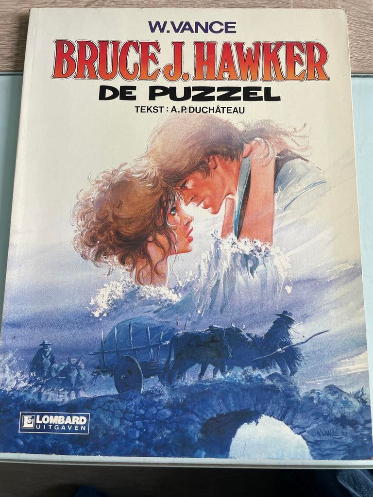Bruce J. Hawker - De Puzzel (Lombard Uitgaven), Eén stripboek, Ophalen, Gelezen