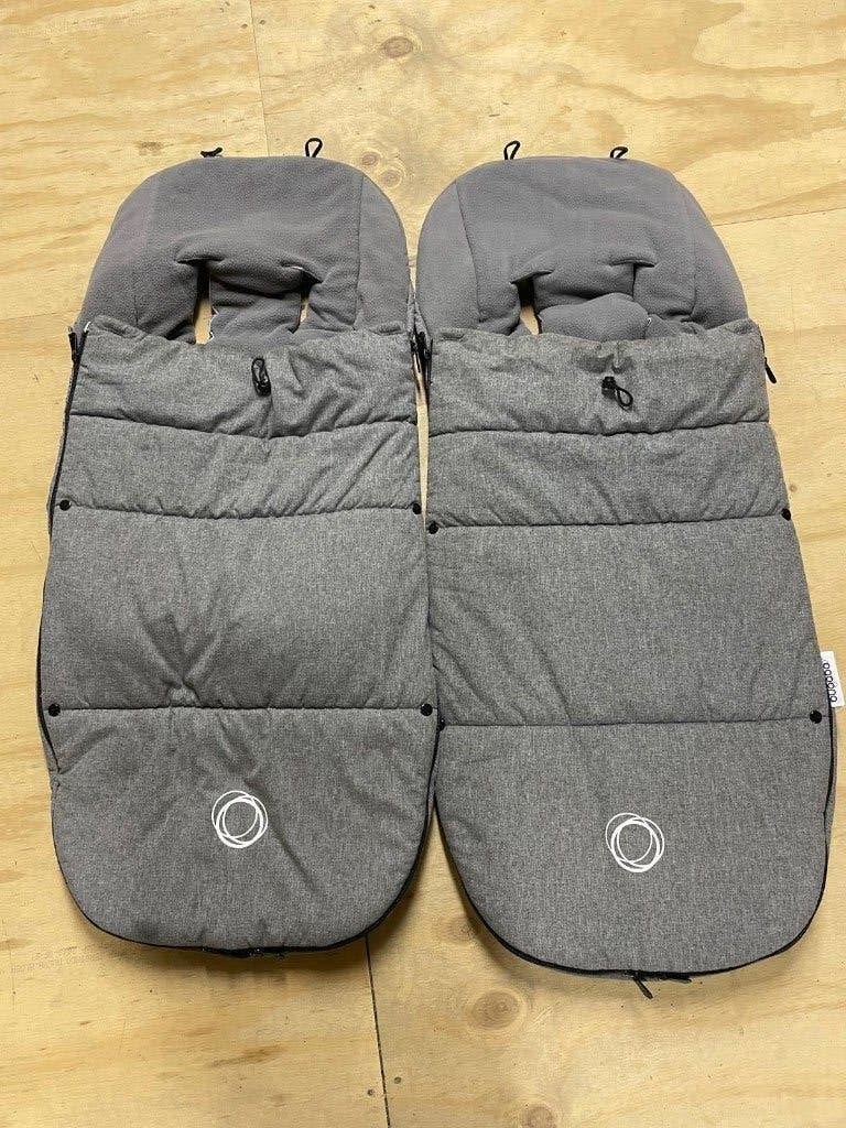 2 x Bugaboo voetenzak grey melange voor donkey mag ook apart, Ophalen of Verzenden, Zo goed als nieuw, Combiwagen, Duowagen
