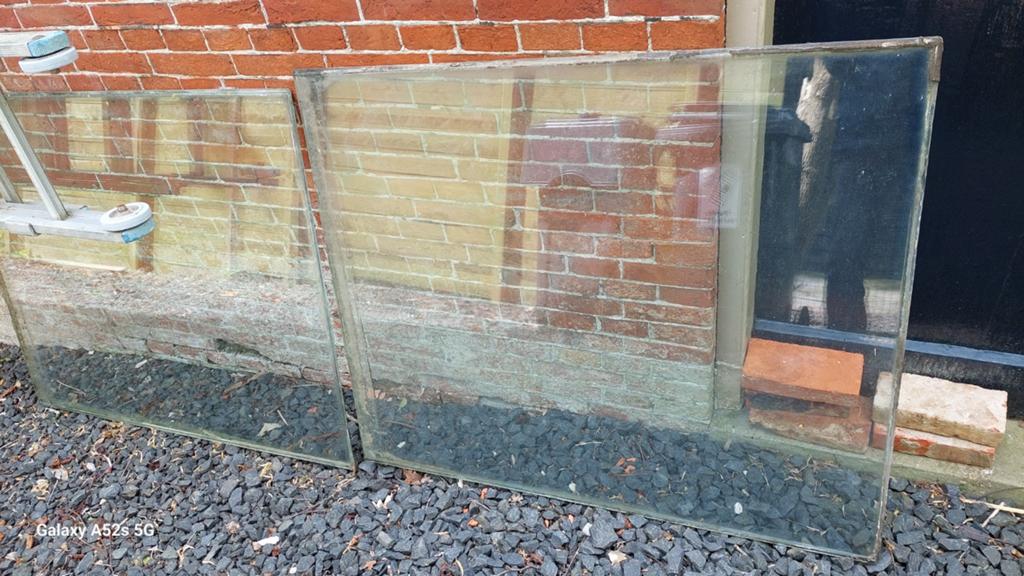 Grote glasplaten - Ideaal voor diverse projecten, Doe-het-zelf en Verbouw, Glas en Ramen, Gebruikt, 80 tot 120 cm, Glasplaat, 160 cm of meer