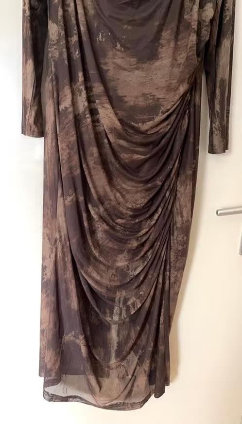 Cider lange jurk maat 46/48[v], Kleding | Dames, Bruin, Maat 46/48 (XL) of groter, Nieuw, Ophalen of Verzenden