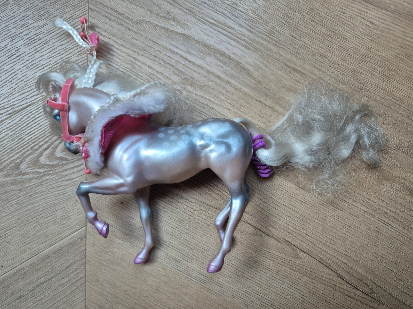 Vintage Kenner Fashion Star Fillies - Chloe (1987) - Paard, Ophalen of Verzenden, Gebruikt, Barbie