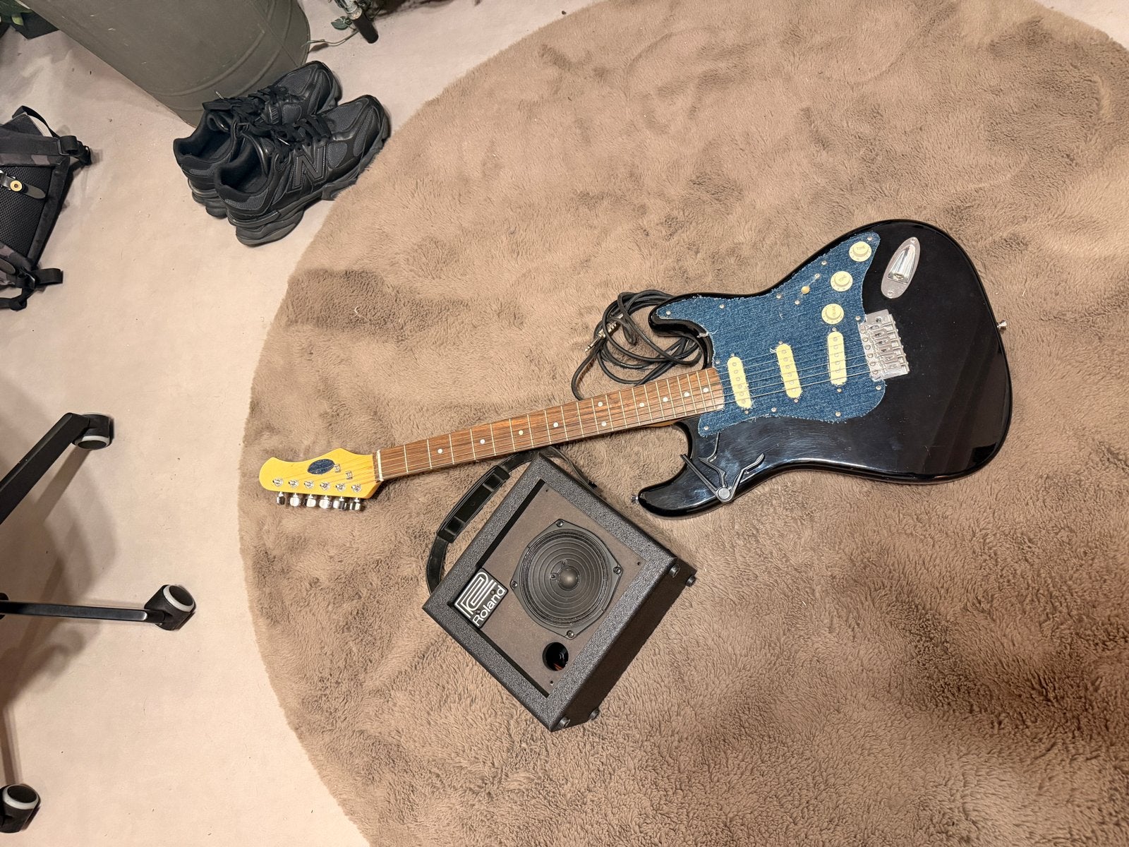 Elektrische gitaar starter set, Muziek en Instrumenten, Gebruikt, Met versterker, Solid body, Ophalen