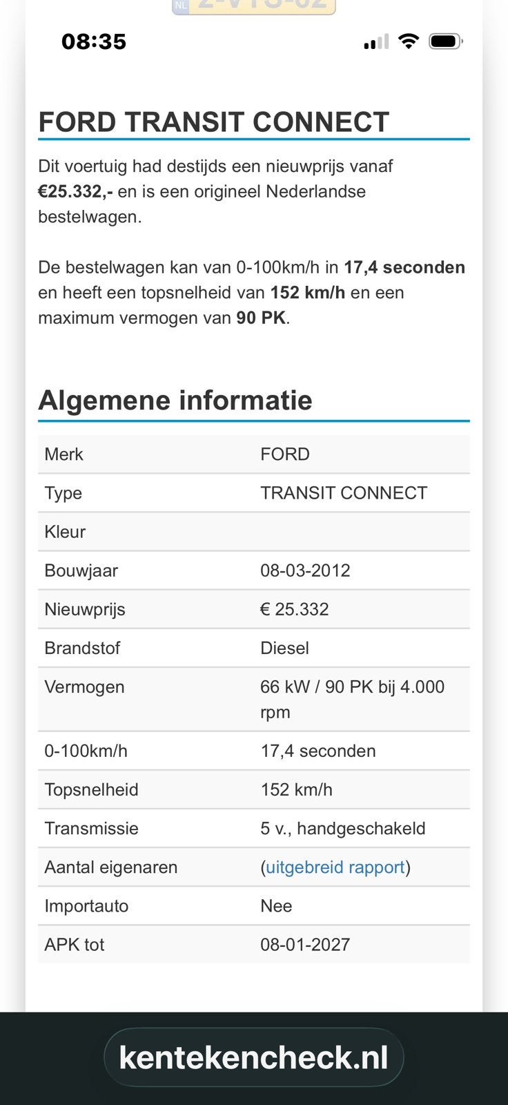 Foto 17 van Ford transit connect te koop
