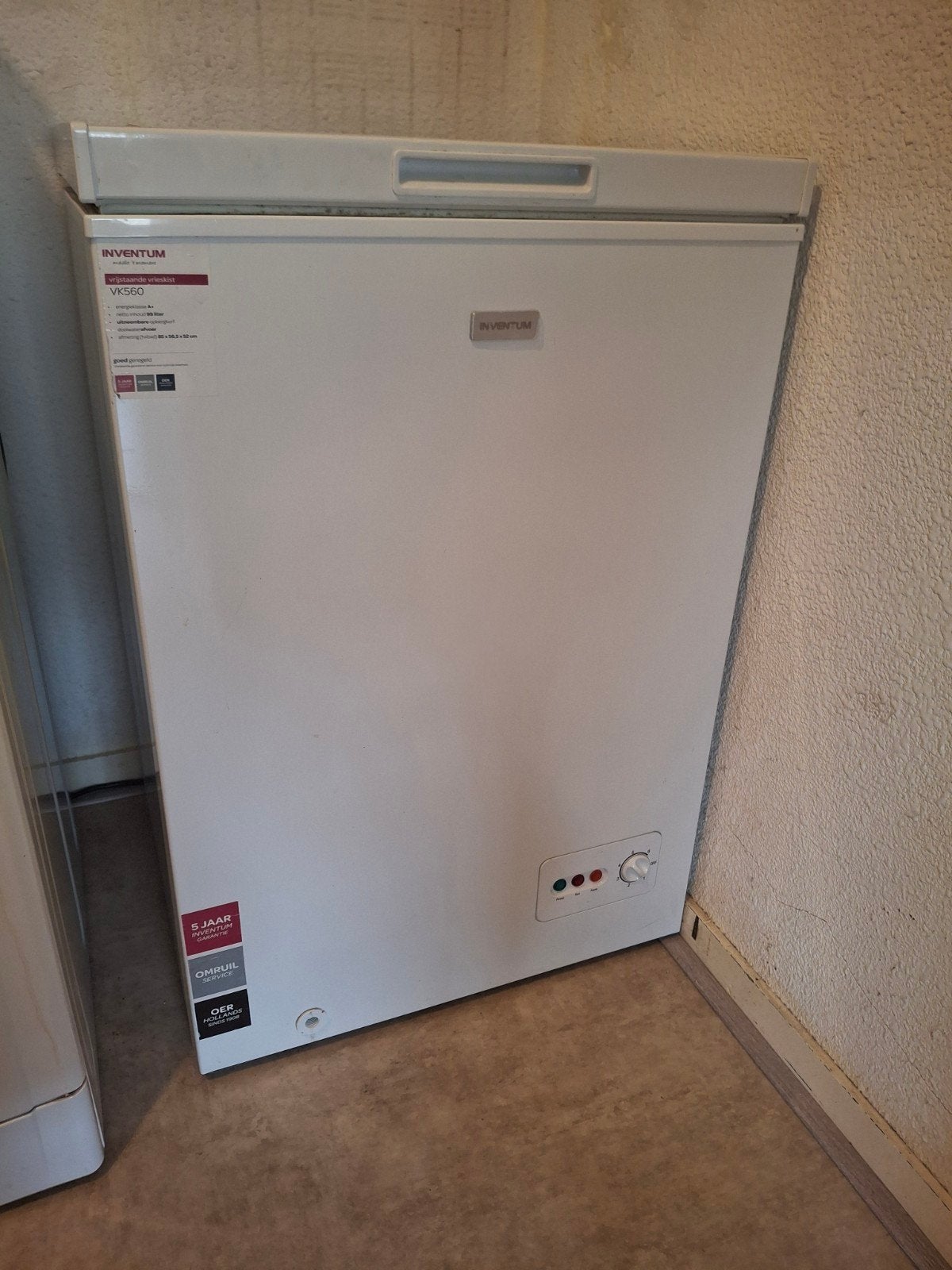 Vrieskast Inventum, Ophalen, Minder dan 60 cm