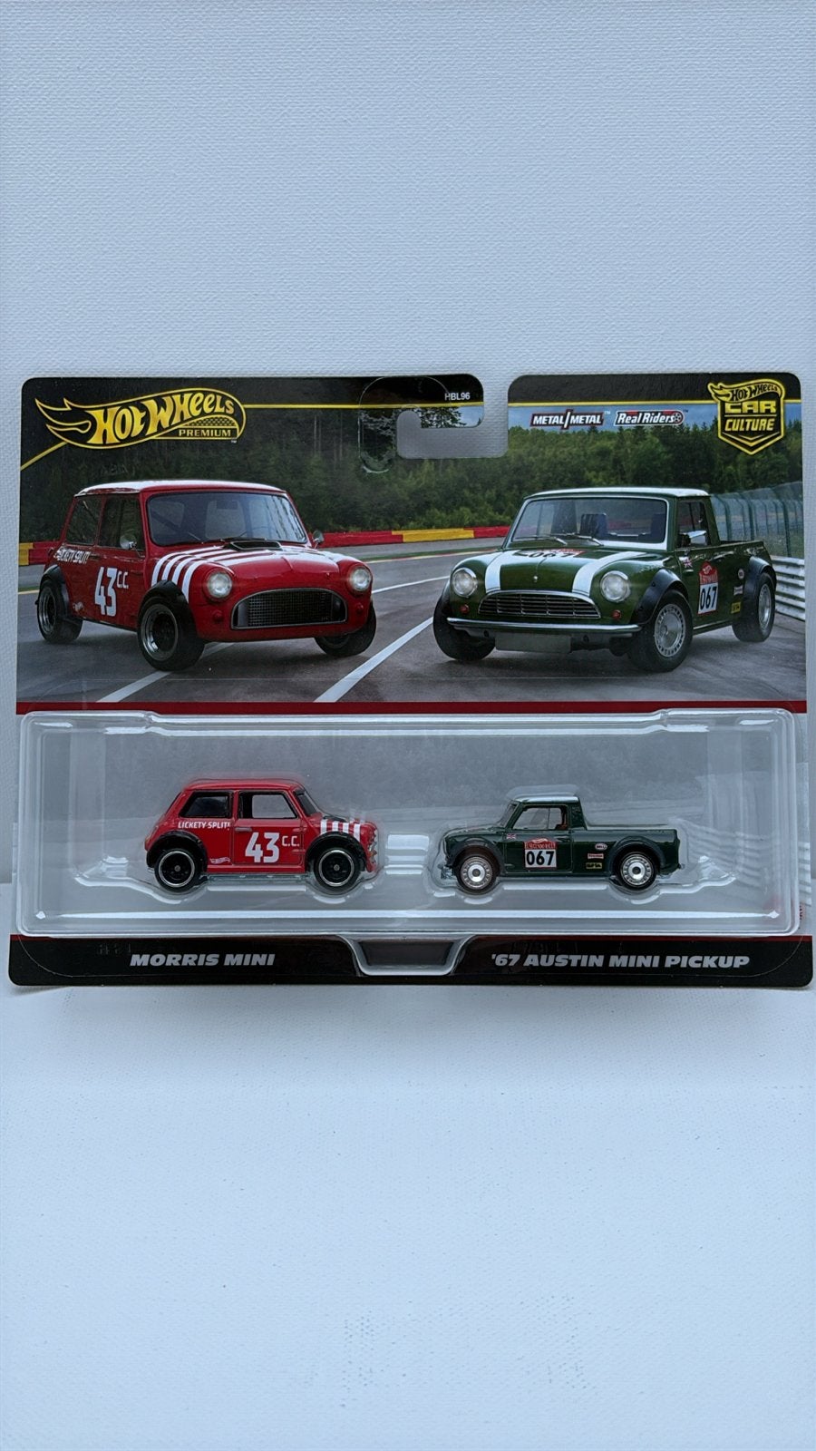 Hot Wheels Premium Morris Mini & '67 Austin Mini Pickup, Auto, Nieuw, Ophalen of Verzenden, Mattel