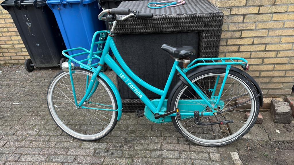 Cortina fiets 26 inch, Terugtraprem, Gebruikt, Versnellingen, Ophalen