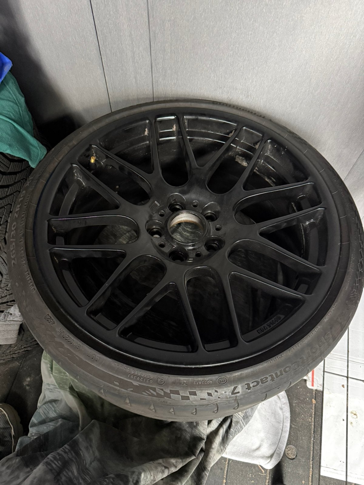 2 gebruikte velgen, 9,5x19 inch 5x120, Auto-onderdelen, Banden en Velgen, Gebruikt, Velg(en), 265 mm, Personenwagen