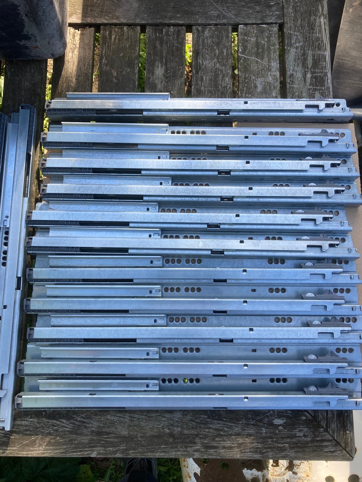 Blum ladegeleiders Blumotion 500mm 22 stuks, Doe-het-zelf en Verbouw, IJzerwaren en Bevestigingsmiddelen, Ophalen of Verzenden