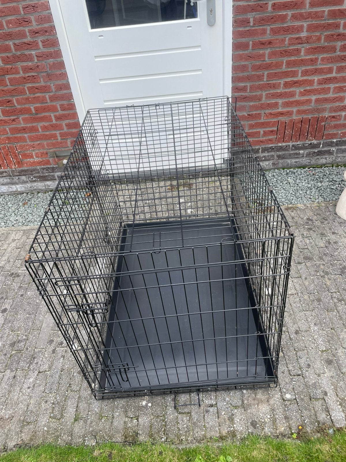 Honden bench zwart groot  inklapbaar, Dieren en Toebehoren, Ophalen, Gebruikt, 110 cm of meer, 65 tot 100 cm
