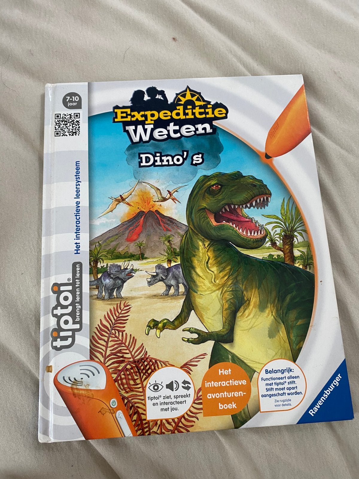 Tiptoi actief spelboek over dino’s, Boeken, Ophalen of Verzenden, Zo goed als nieuw, Fictie algemeen