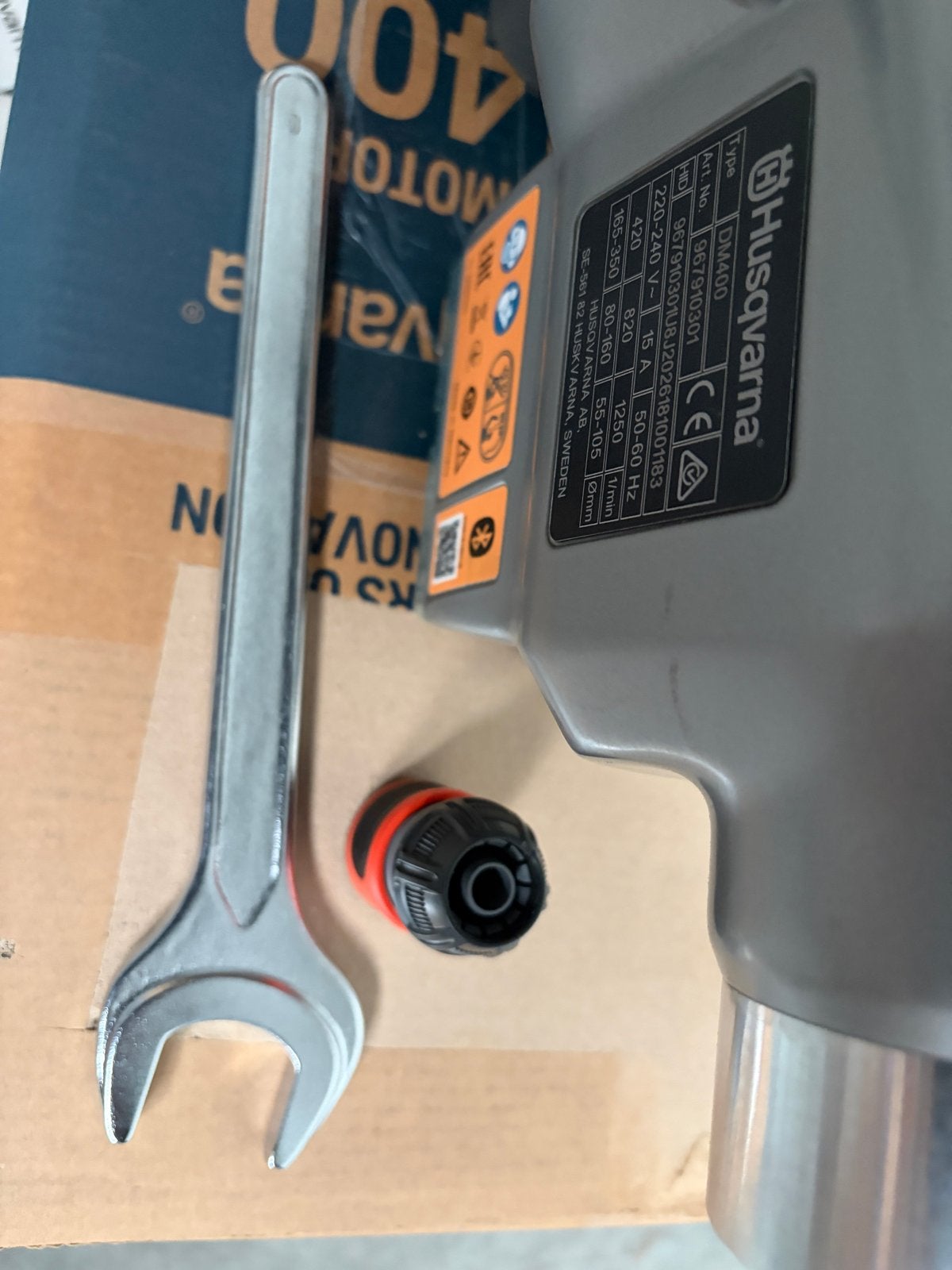 Husqvarna DM 400 diamantboormachine 3200W - Nieuw, 600 watt of meer, Drottninggatan 2 SE-561 82 Huskvarna, Zweden, Husqvarna.customer.service@husqvarnagroup.com