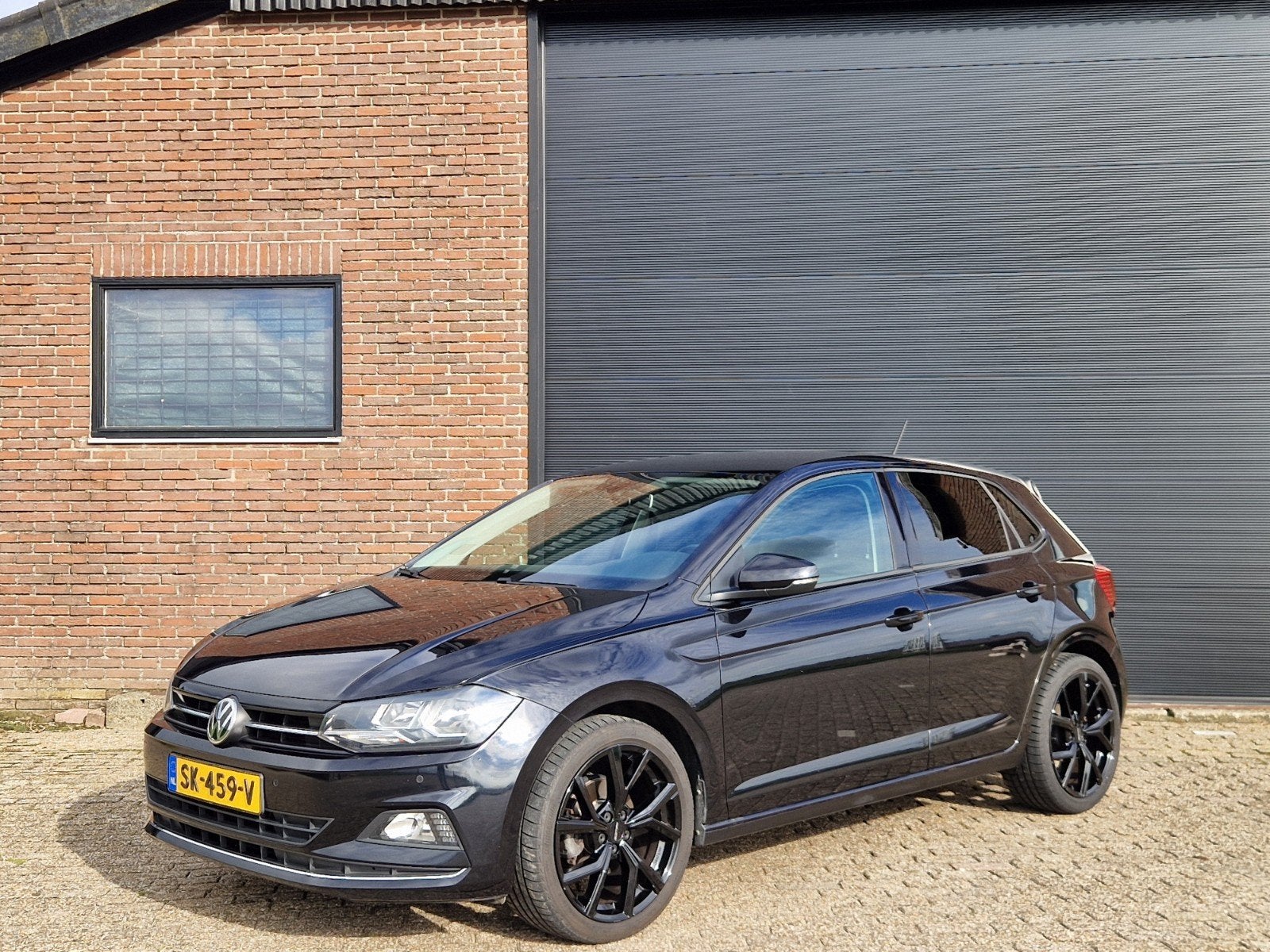 Volkswagen Polo 1.0 TSI 115pk 2018 Zwart, Stof, Zwart, 1055 kg, Origineel Nederlands