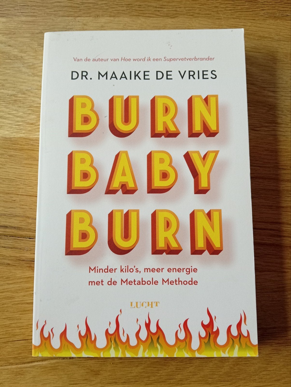 Burn Baby Burn: Minder kilo's, meer energie, Dr. Maaike de Vries, Dieet en Voeding, Ophalen of Verzenden, Zo goed als nieuw