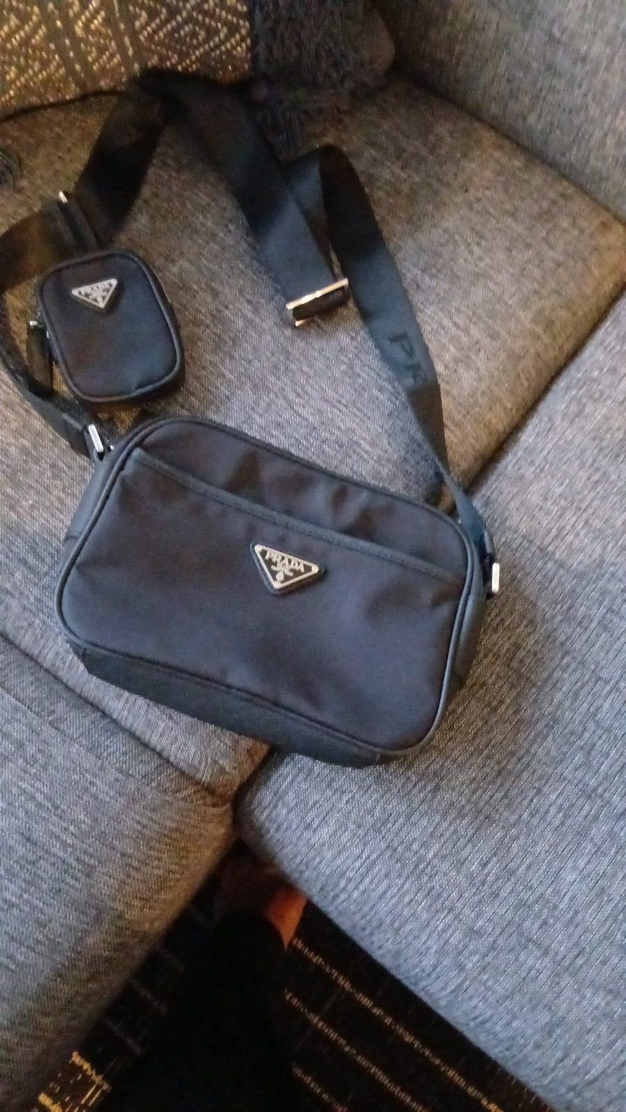 Prada tassen, Sieraden, Tassen en Uiterlijk, Ophalen, Zo goed als nieuw, Zwart