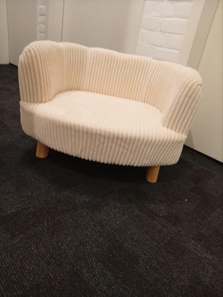 Katten sofa creme kleurig, Ophalen, Zo goed als nieuw