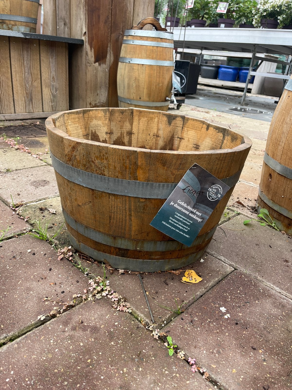 Houten Kuip - Dark Oil diverse maten