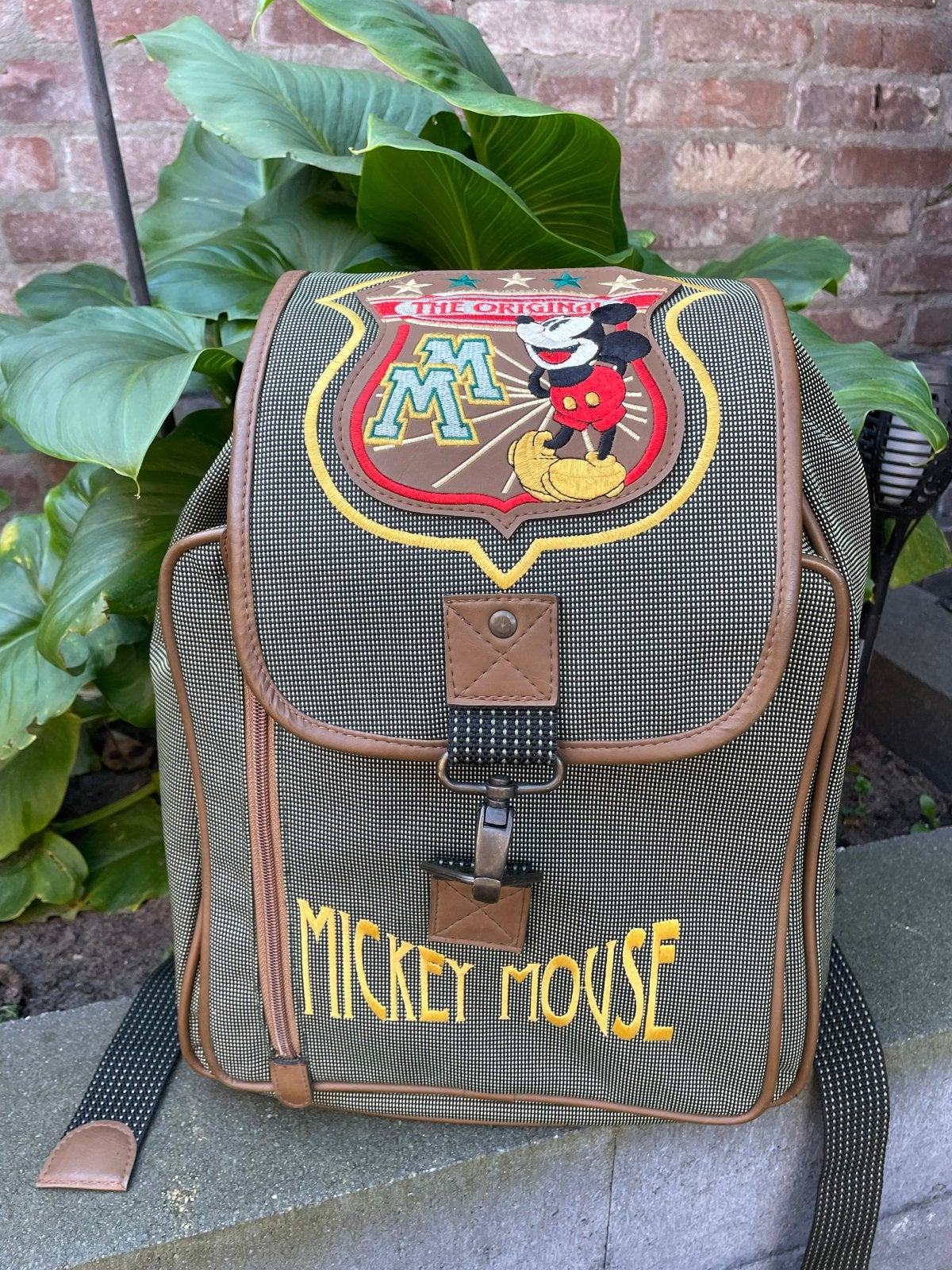 Originele Mickey Mouse Rugtas - Emeraldgroen, Ophalen of Verzenden, Zo goed als nieuw, Disney of Dora, 30 tot 45 cm