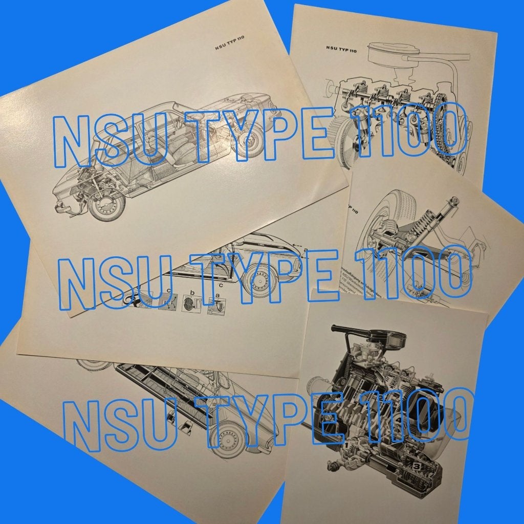 NSU type 110 - technische documentatie, Verzenden