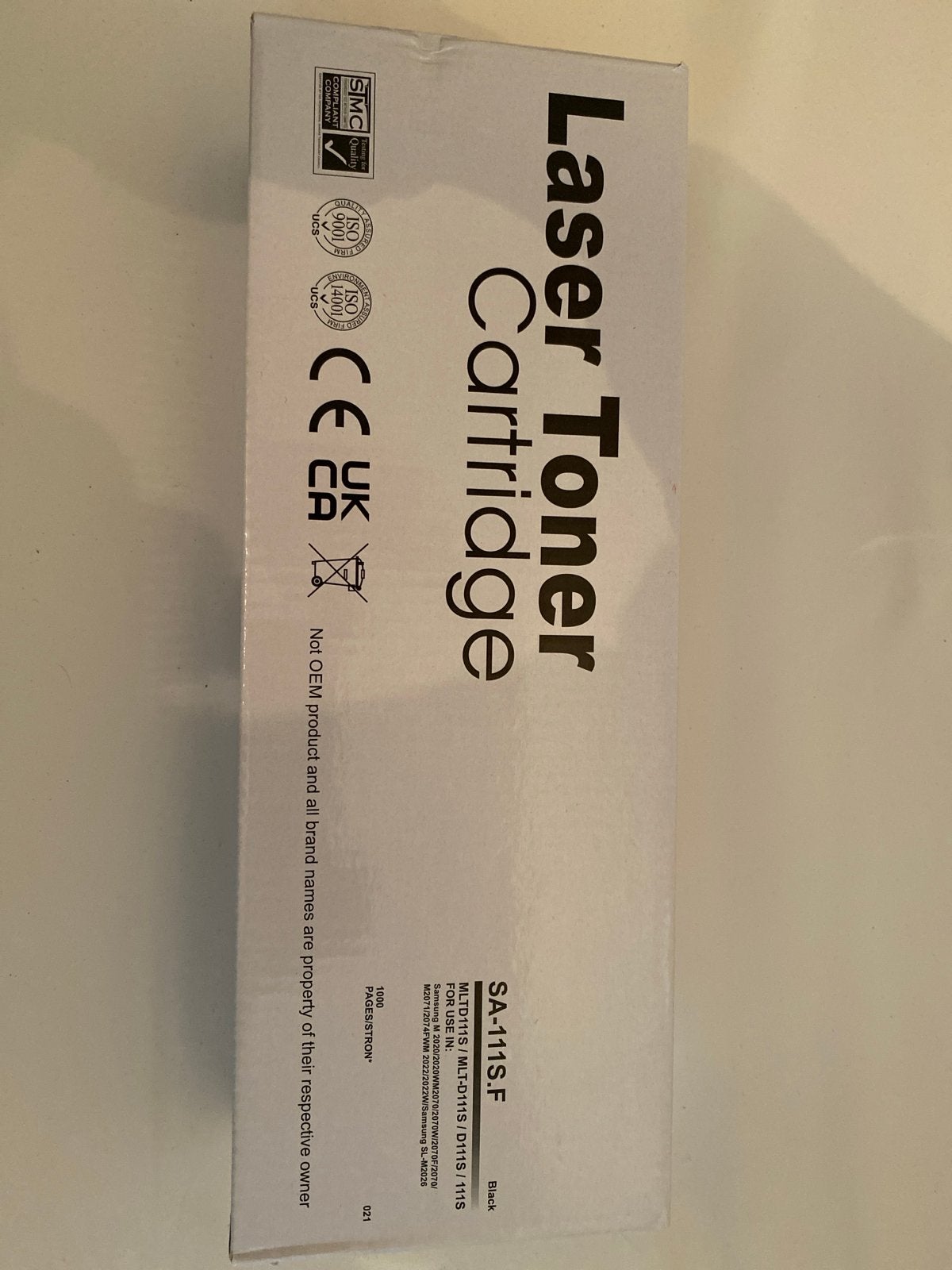 Laser Toner Cartridge SA-111S.F voor Samsung printers, Ophalen of Verzenden, Nieuw, Toner