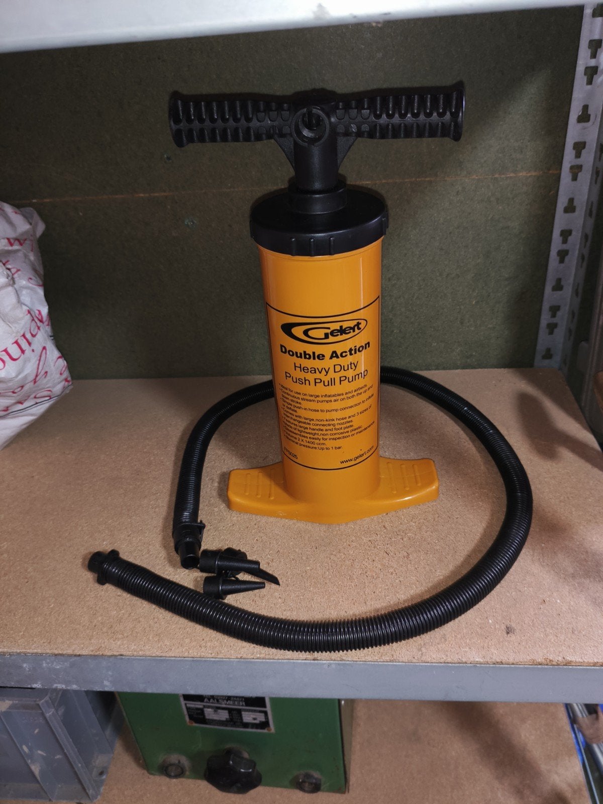 Gelert Double Action Heavy Duty Push Pull Pomp, Ophalen of Verzenden, Zo goed als nieuw, Overige typen