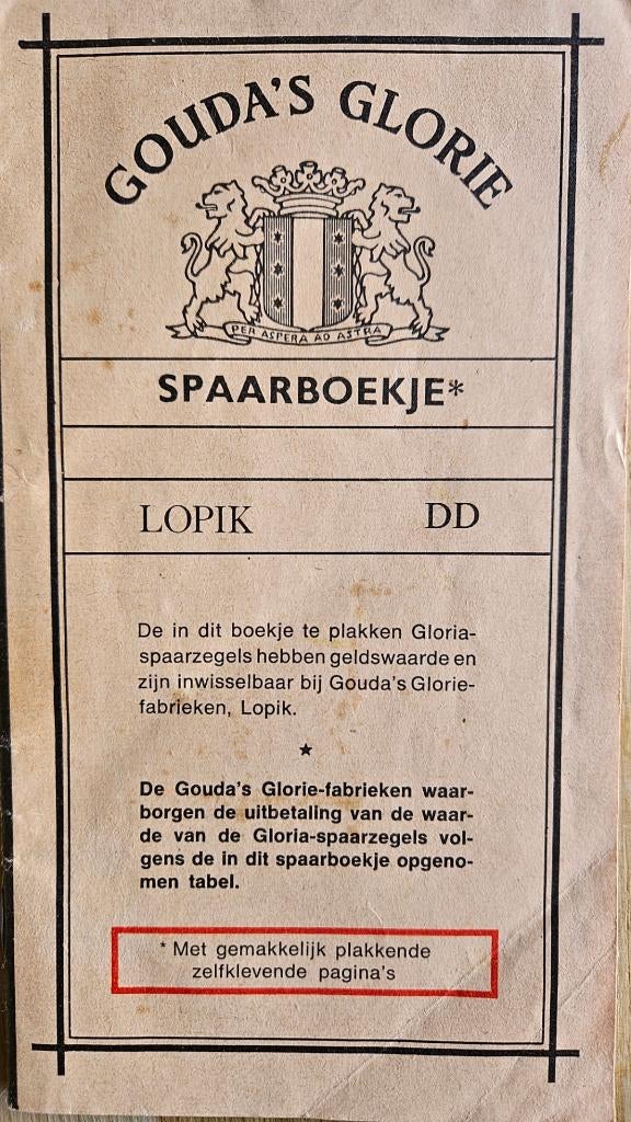 Gouda's Glorie Spaarboekje, Albert Heijn, Ophalen of Verzenden