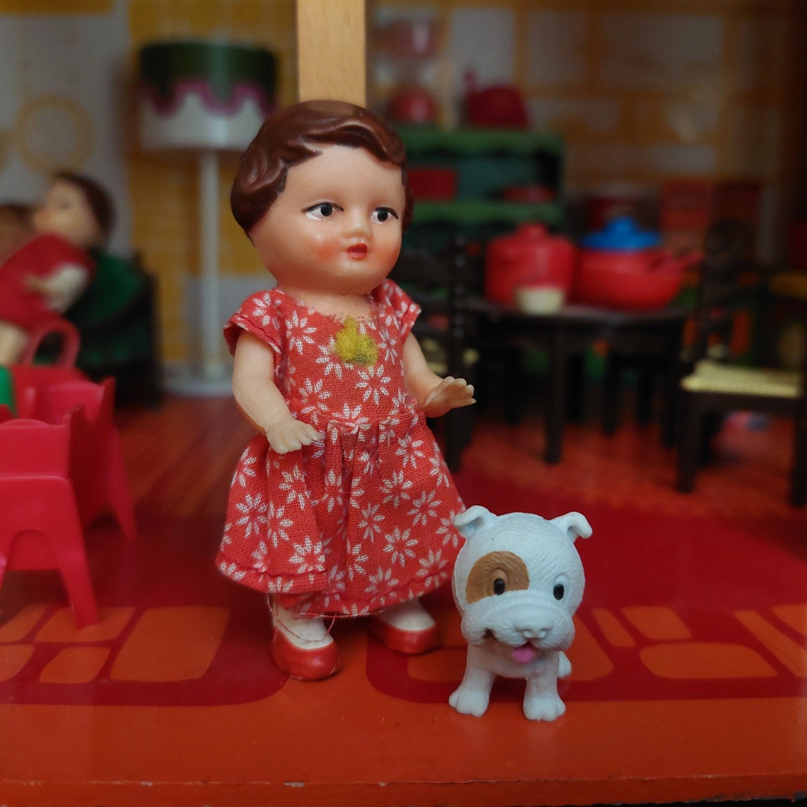 hondje voor poppenhuis, Ophalen of Verzenden, Zo goed als nieuw, Poppenhuis