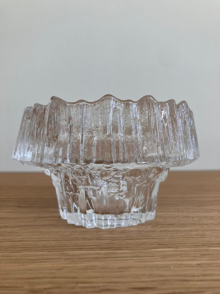 Iittala ‘Stellaria’ theelicht houder / schaaltje, Antiek en Kunst, Antiek | Glas en Kristal, Ophalen of Verzenden