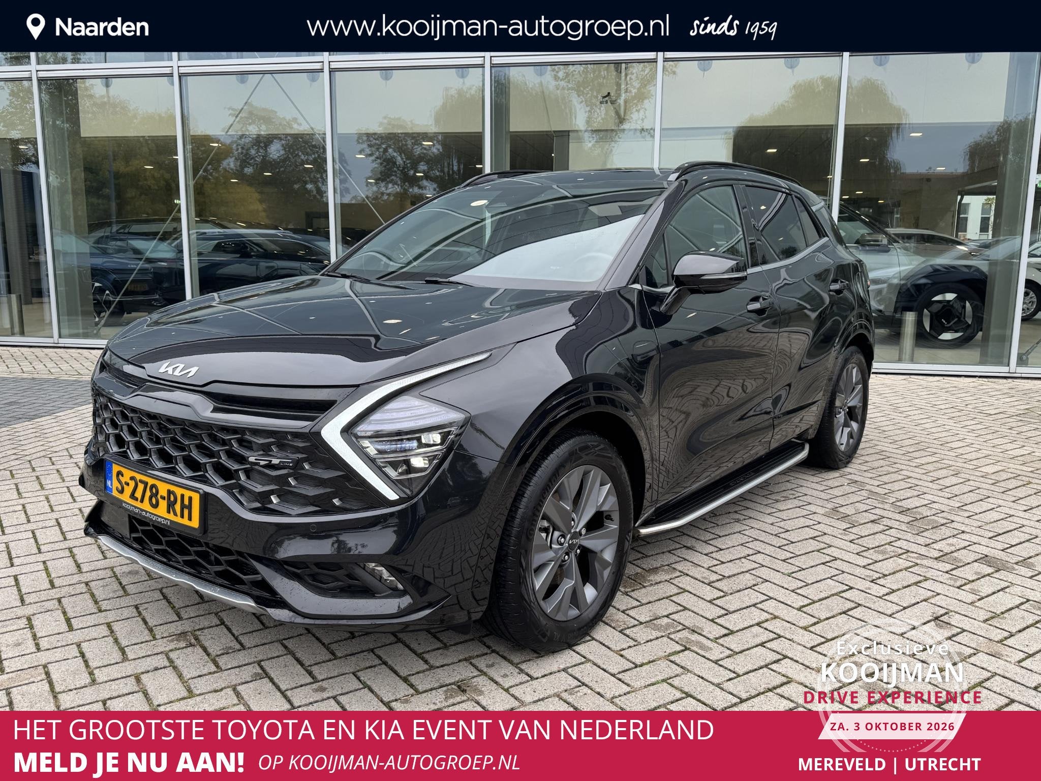 Kia Sportage 1.6 T-GDi Hybrid GT-Line Nav|Lmv|Gt Line bekled, Auto's, Dealer onderhouden, Gebruikt, Euro 6, 4 cilinders