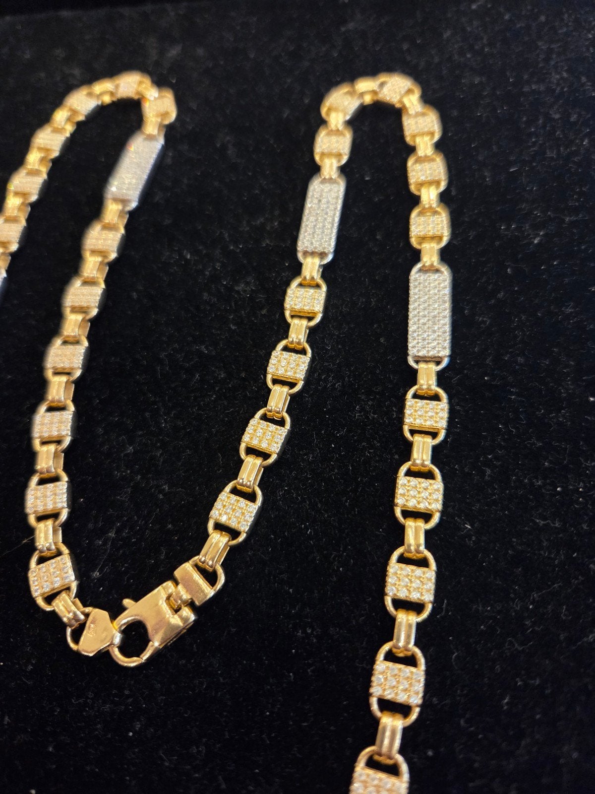 14 k gouden kingsley ketting 74,4 gram 72 cm, Ophalen of Verzenden, Nieuw, Goud, Goud