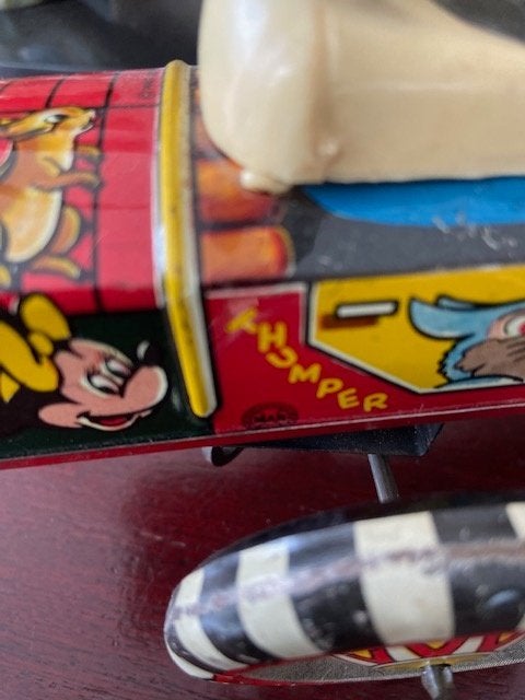 Micky mouse en Donald windup Dipsy car's Marx '50er jaren, Antiek en Kunst, Ophalen of Verzenden