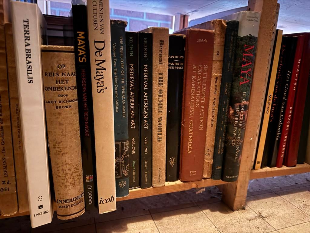 Diverse boeken over Maya's, Olmeken en Zuid-Amerika, Boeken, Ophalen, Gelezen