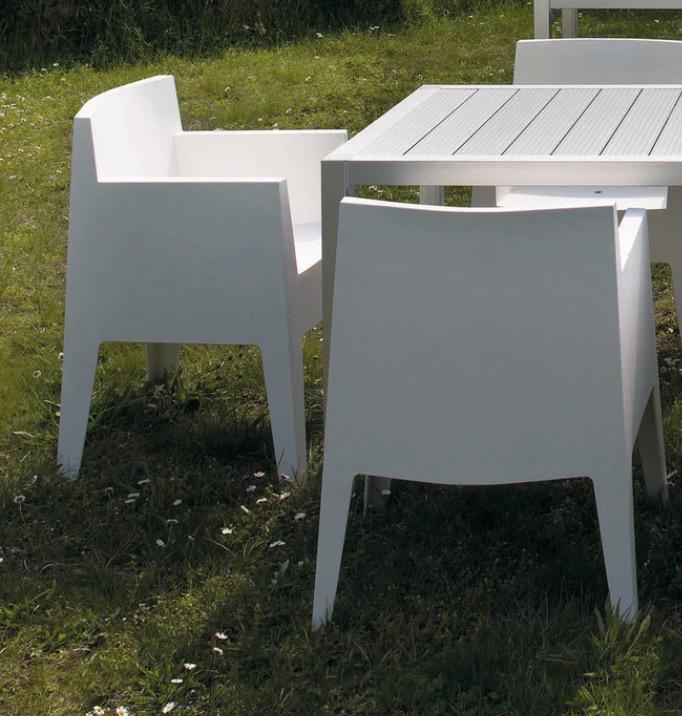 2 Driade Toy stoelen wit, Ophalen, Zo goed als nieuw, Kunststof