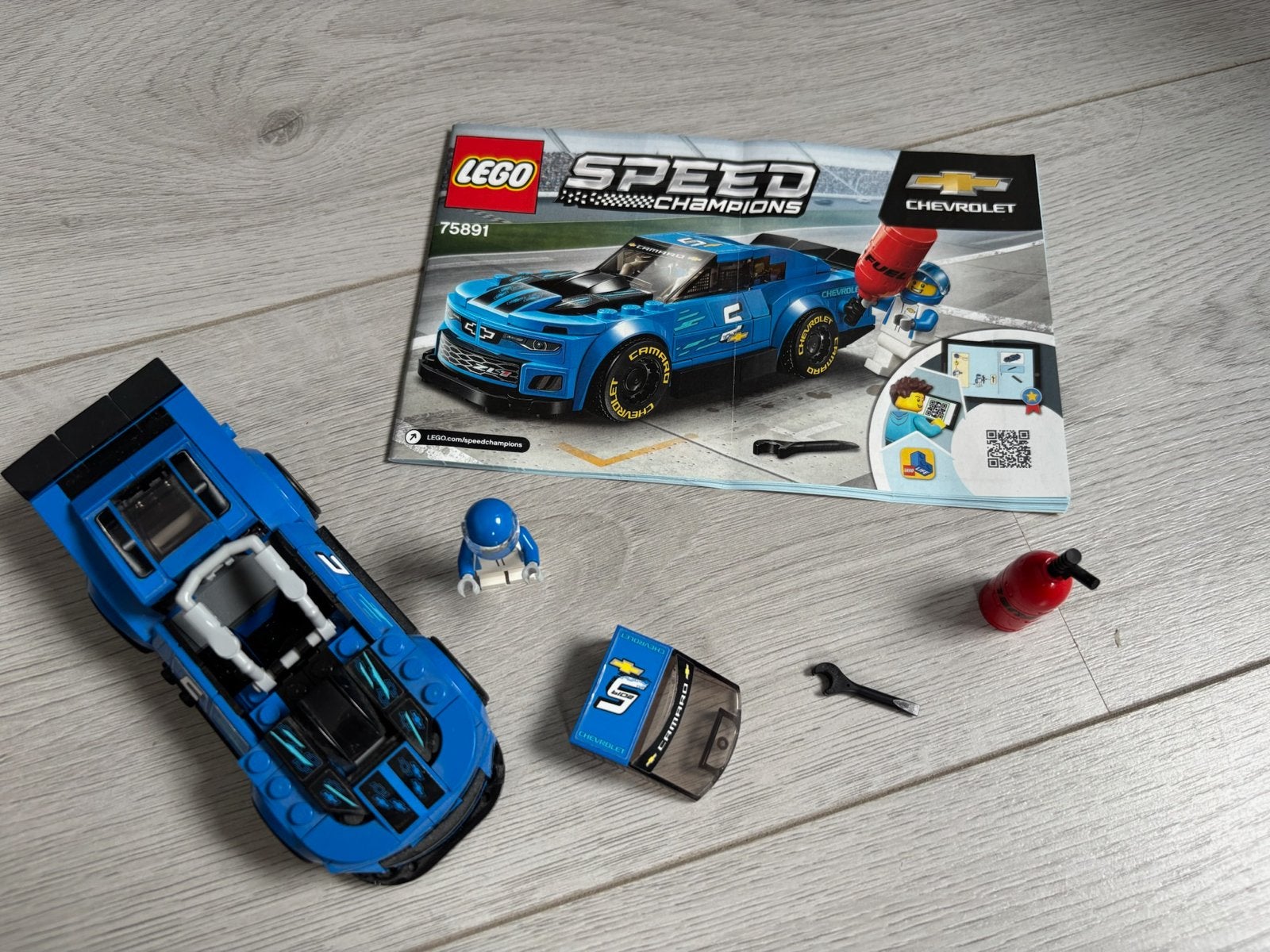 Lego Speed Champions 75891 Chevrolet Camaro ZL1, Compleet, Lego, Zo goed als nieuw, Complete set