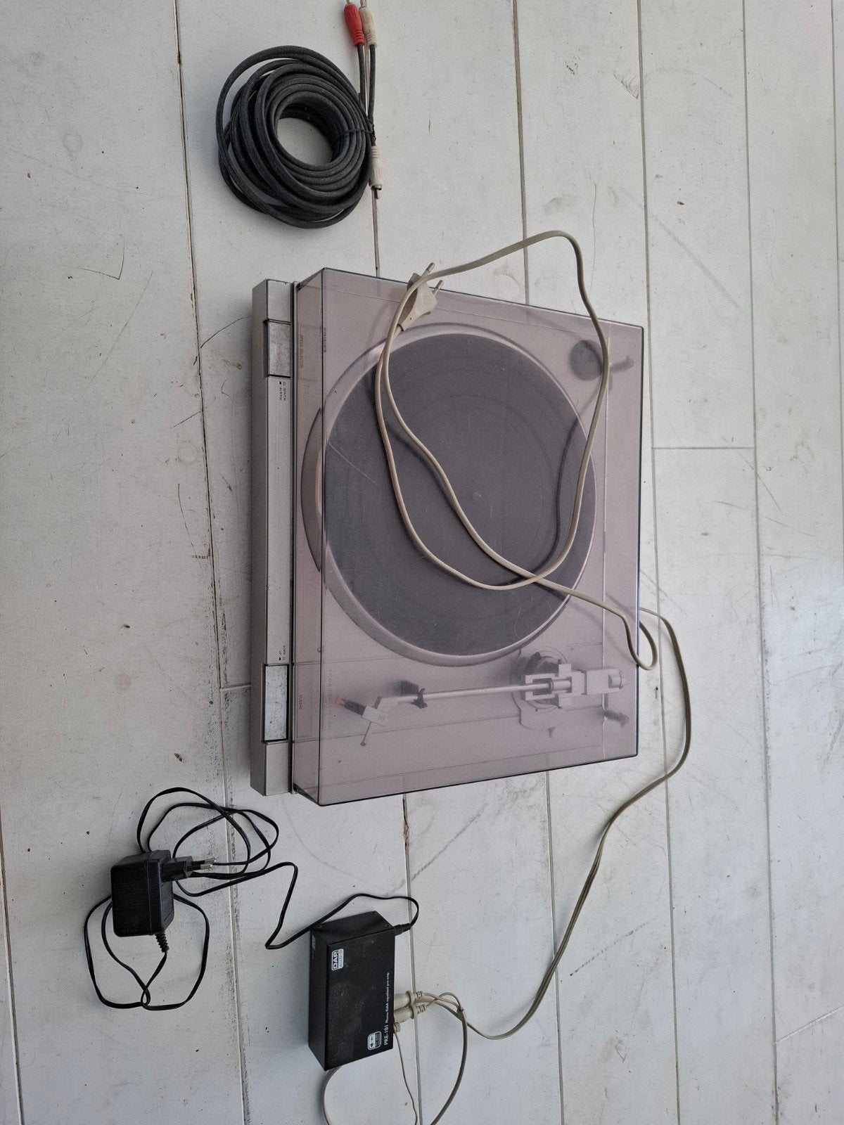 Philips Platenspeler F7130 met Equalizer en Kabels, Philips, Gebruikt, Automatisch, Ophalen of Verzenden