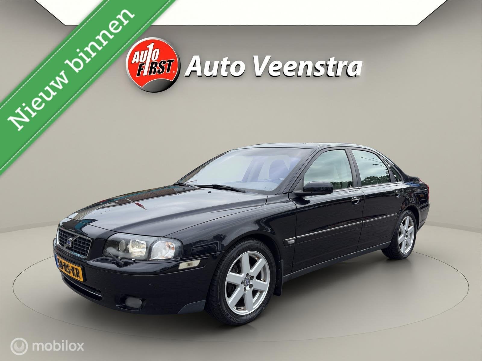 Volvo S80 2.4 Summum Graphite|DAKJE|XENON|TREKH|AUTOMAAT|PDC, Auto's, Beige, Met garantie (alle), Zwart, Bedrijf