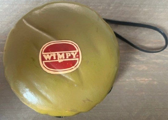 Vintage jaren 60/70 batterij (Wimpy) radio, Ophalen of Verzenden, Gebruikt, Radio