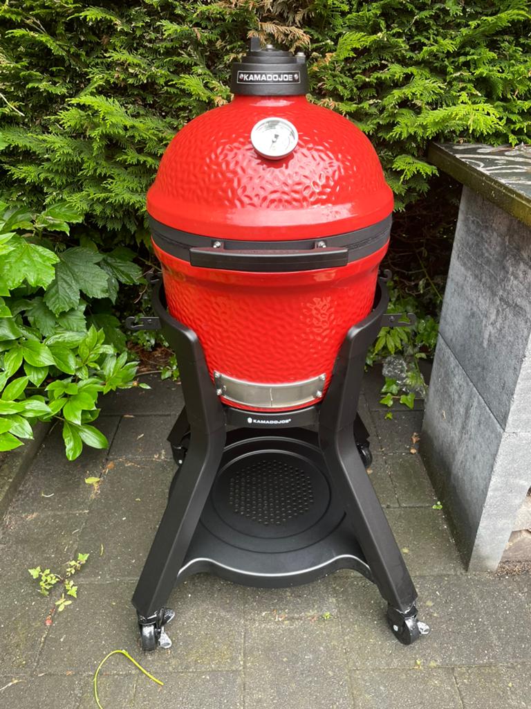 Kamado Joe Junior, Tuin en Terras, Houtskoolbarbecues, Ophalen, Zo goed als nieuw